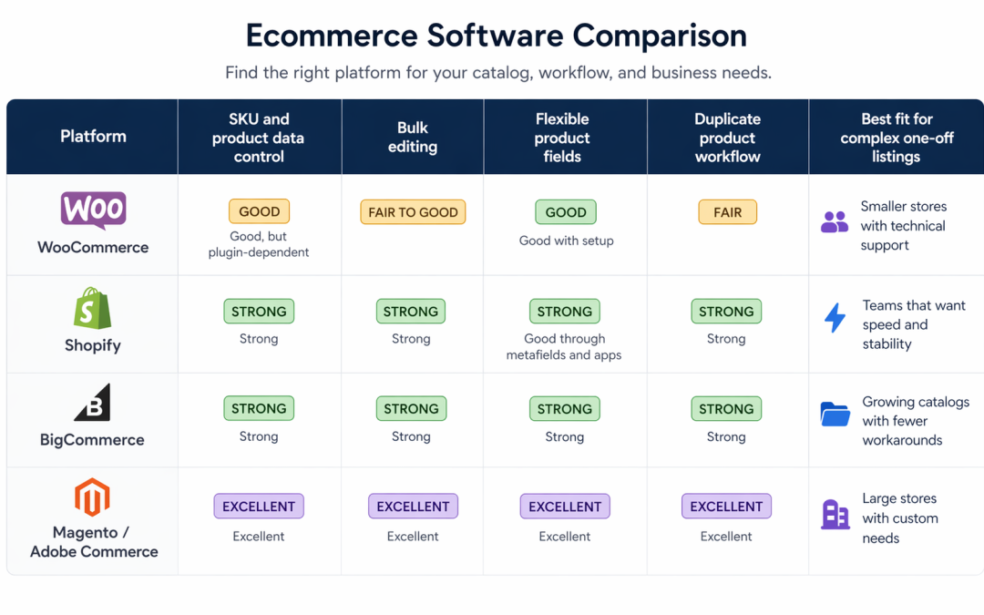Best E-Commerce Platform for Large, One-of-a-Kind Inventory (2026)