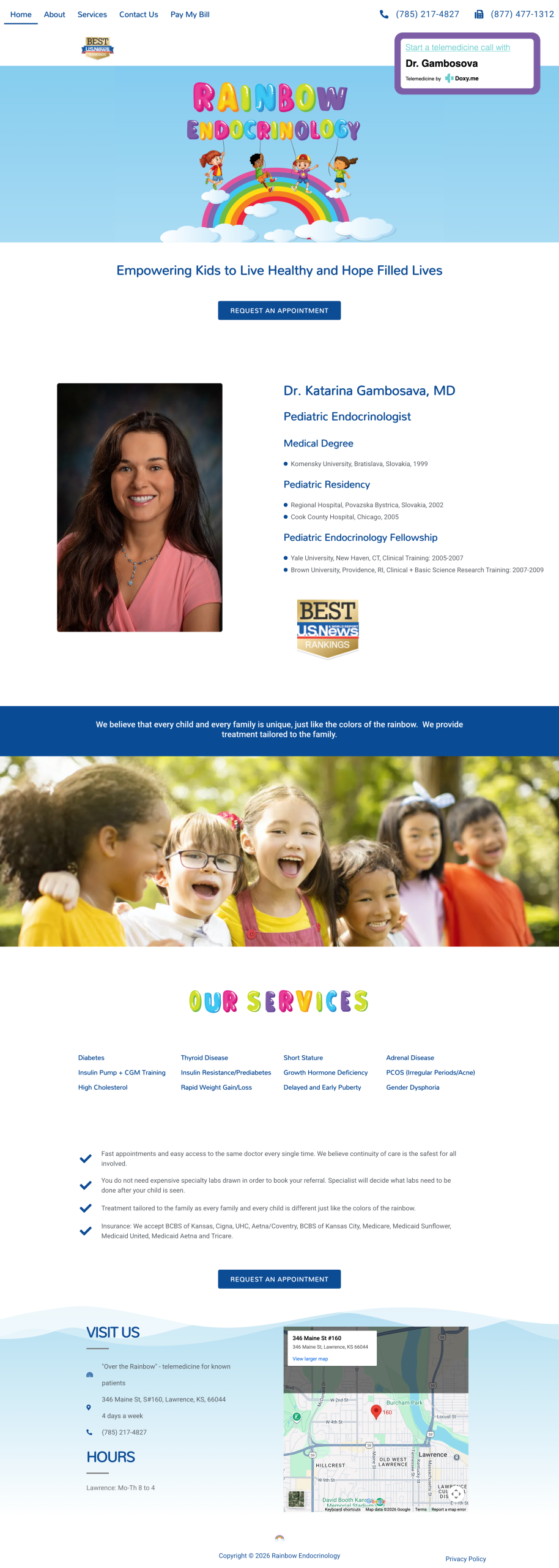 rainbow endocrinology website